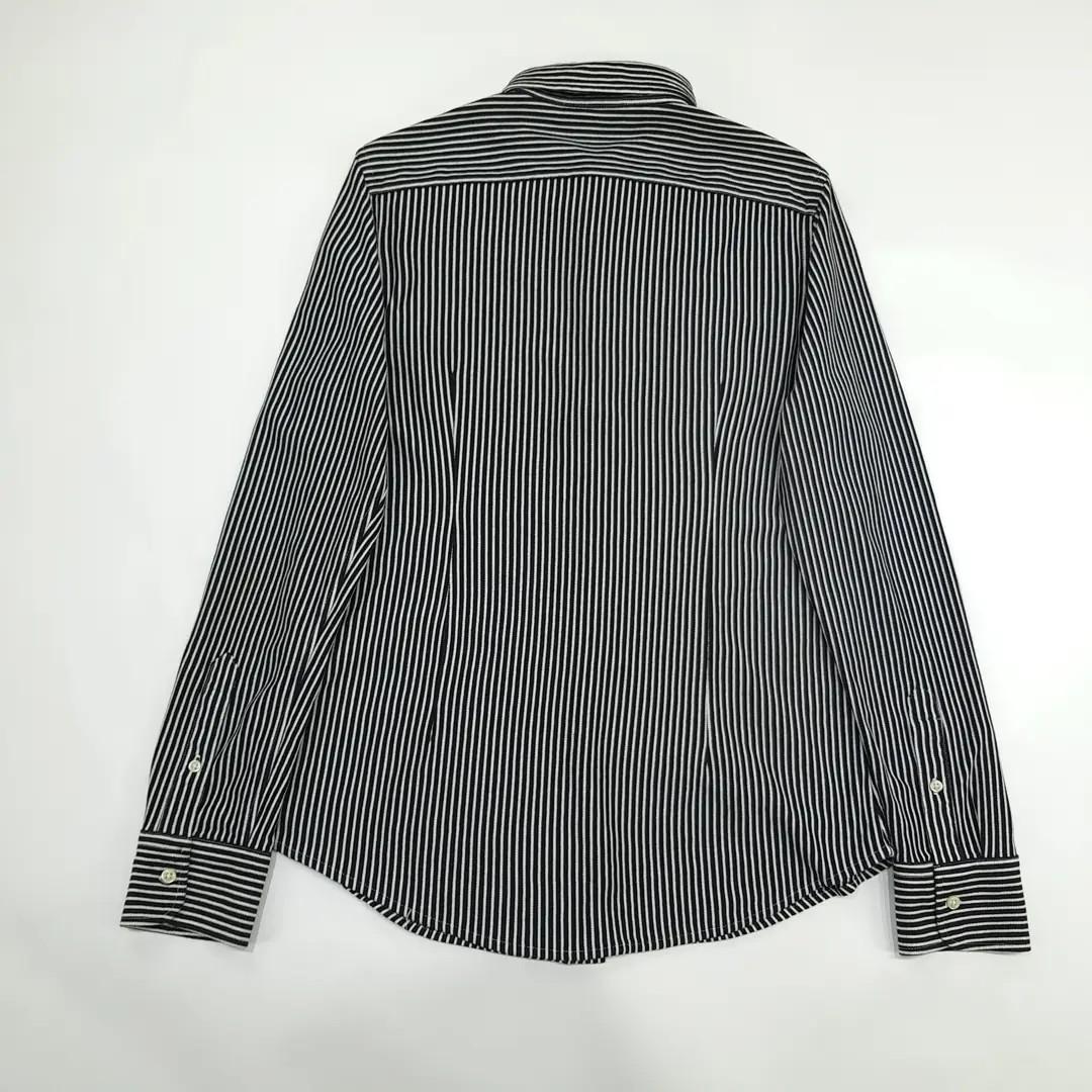 CN371 XL 폴로 코튼 스트라이프 네이비화이트 셔츠 남방 8