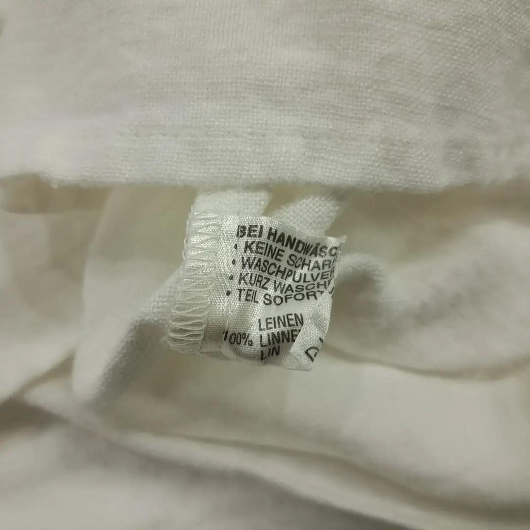 CN211 L 아만 80s 오스트리아 린넨 에델바이스자수 화이트 셔츠 7