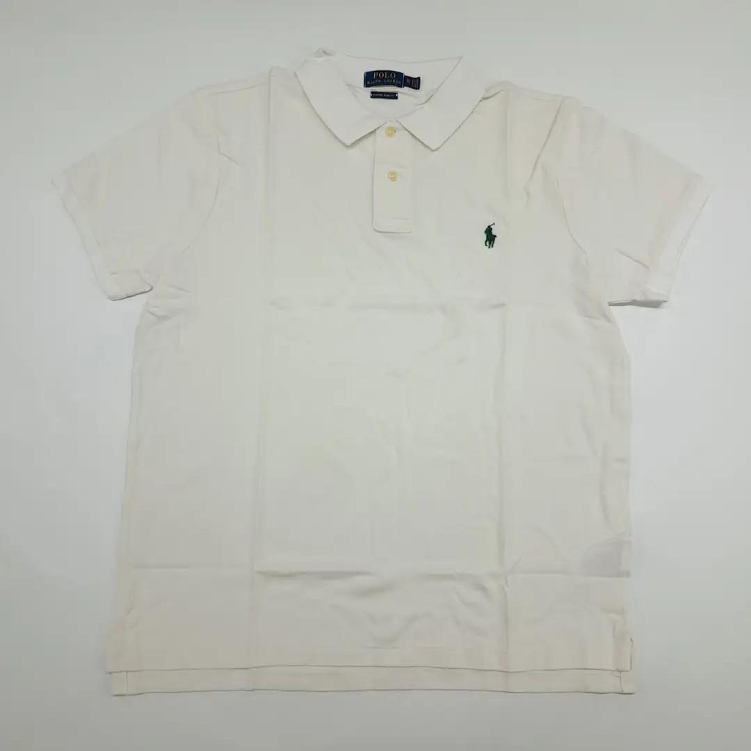 Cp073 XL 폴로 코튼 그린포니 화이트 니트 셔츠남방 2
