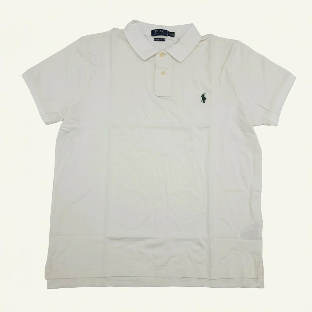 Cp073 XL 폴로 코튼 그린포니 화이트 니트 셔츠남방 1
