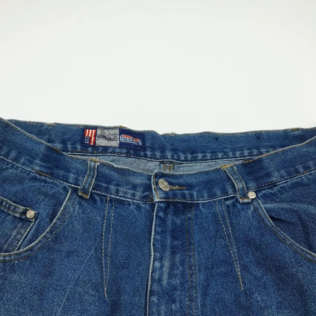 PA064 37 어반컬처바이프로페인 90s 코튼 투턱 중청 데님 바지 3