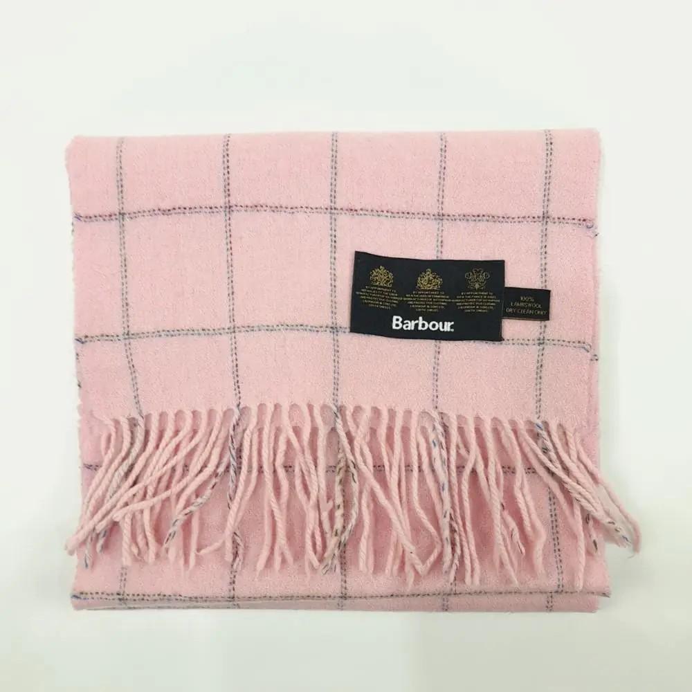 MX008 바버 90s 램스울 윈도우페인 핑크 머플러 목도리 6