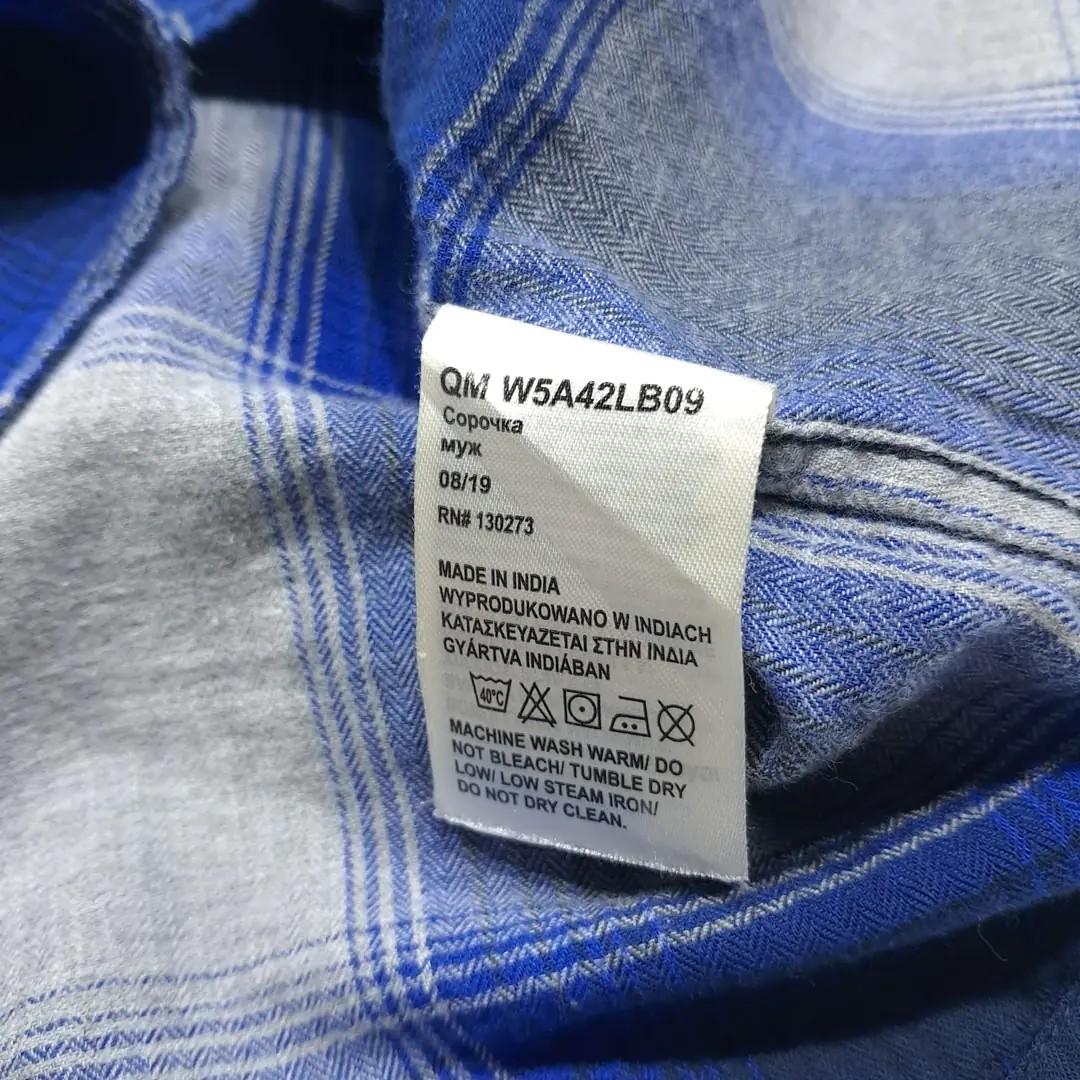 CL671 XL 랭글러 옴브레체크 블루 셔츠남방 6