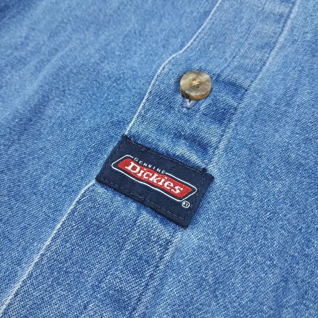 CL511 M 디키즈 90s 멕시코판 코튼 버튼다운 중청 데님셔츠 남방 7