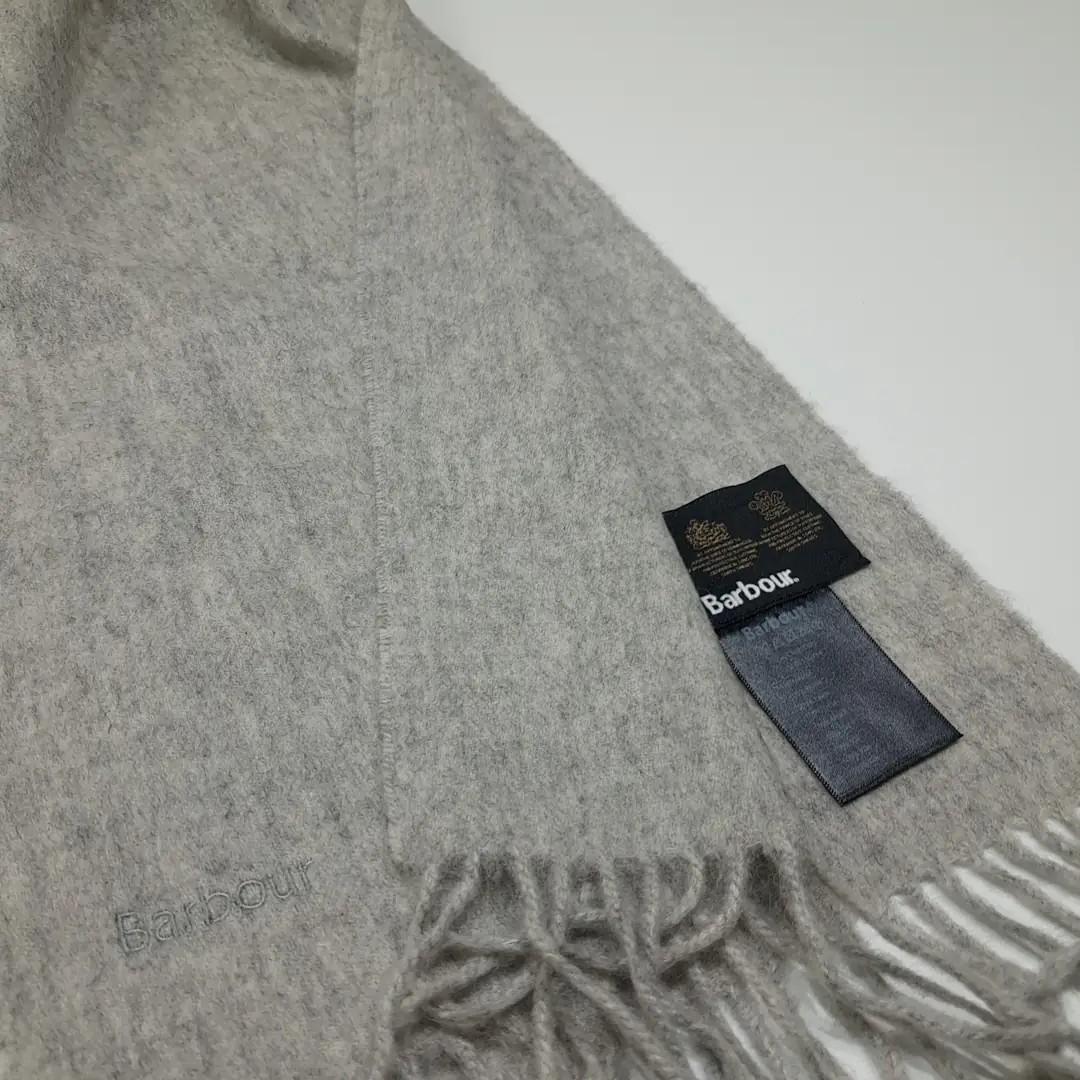 MX586 바버 울 아이스그레이 머플러 목도리 7