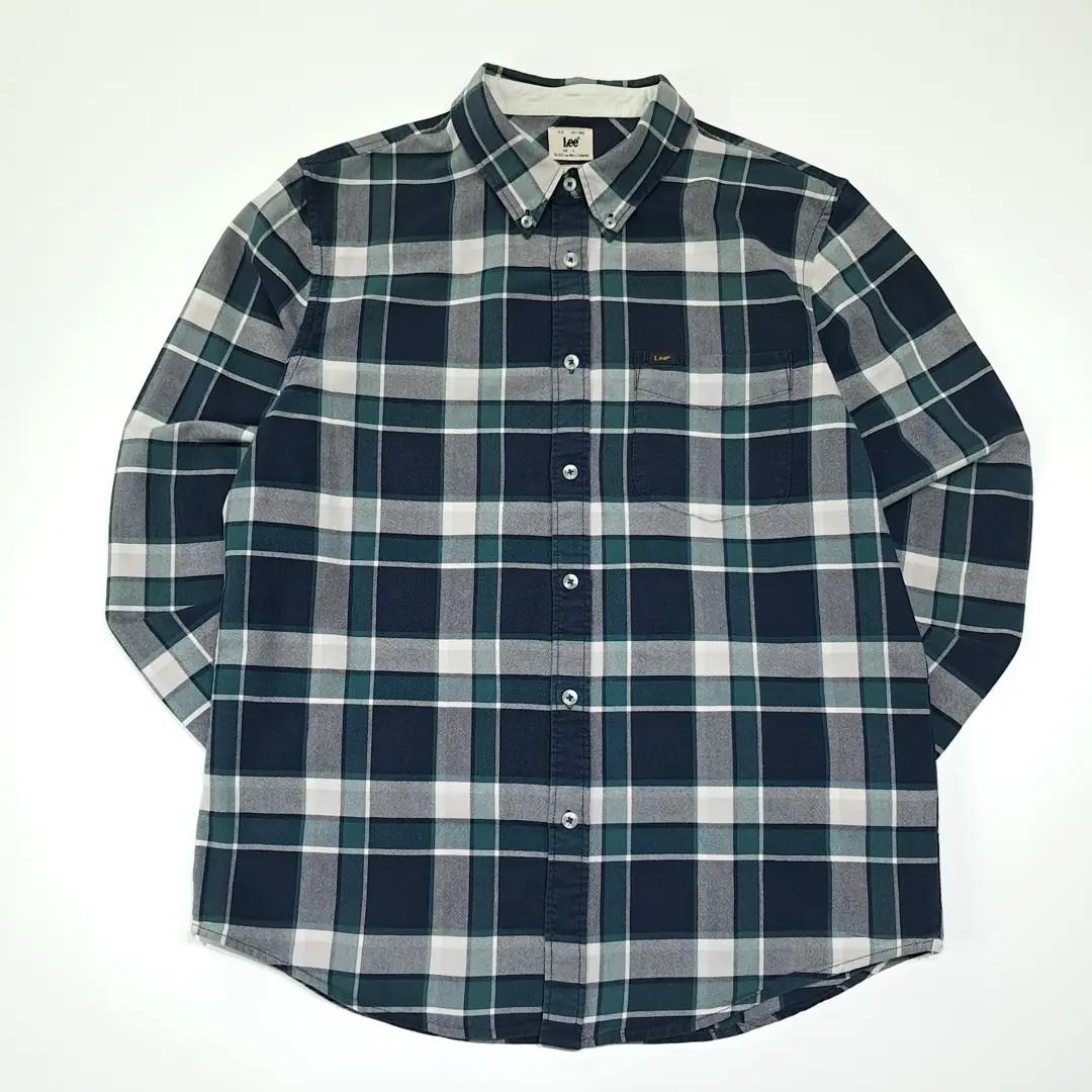 CL376 L 리 KANSAS 1889 체크 버튼다운 셔츠 남방 2