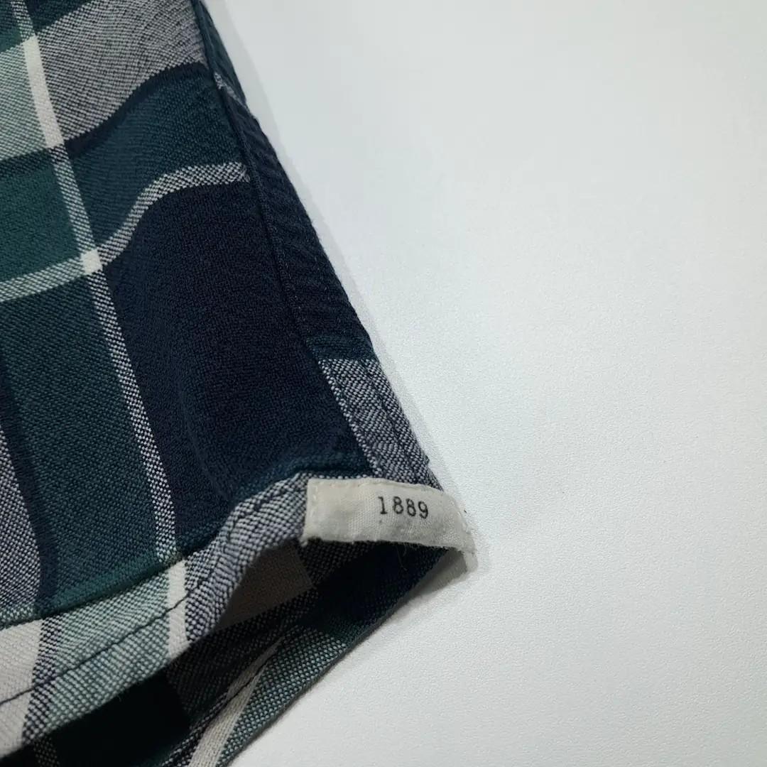 CL376 L 리 KANSAS 1889 체크 버튼다운 셔츠 남방 8