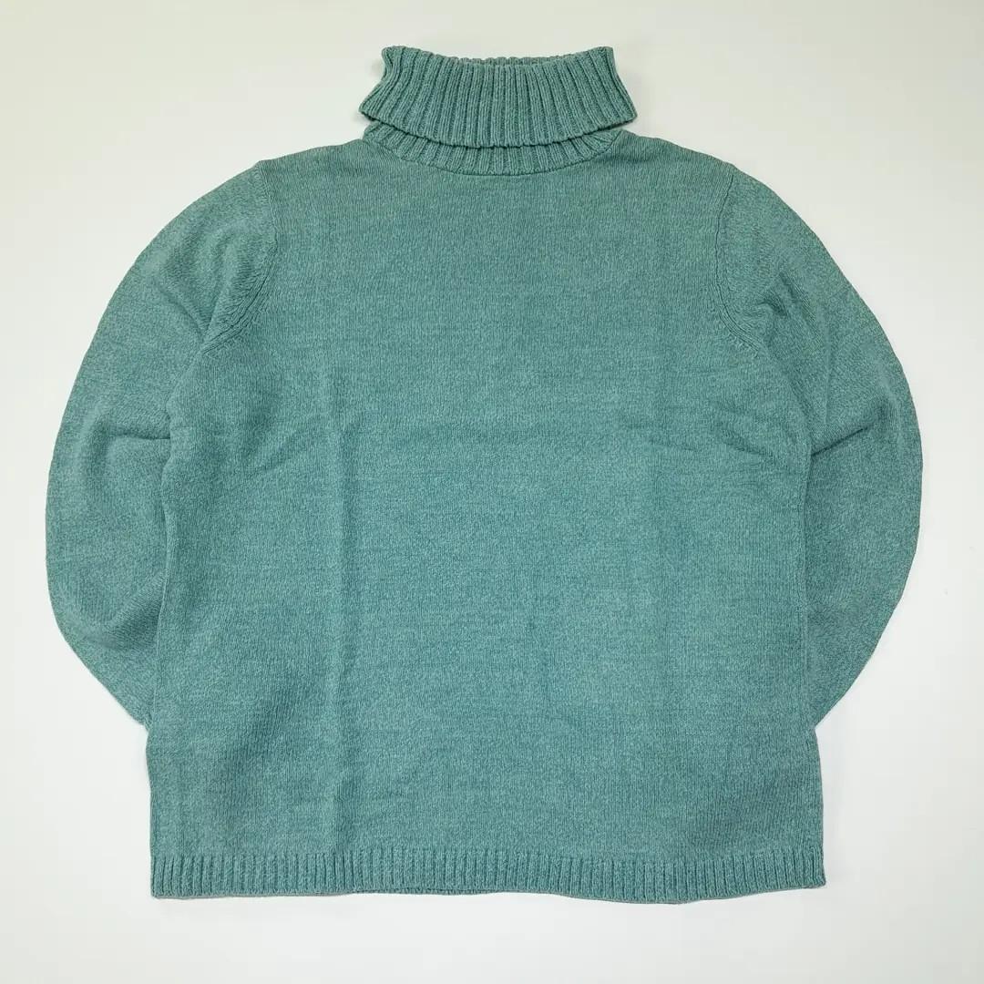 CL352 XL 엘엘빈 00s 터틀넥 민트그린 니트 스웨터 2