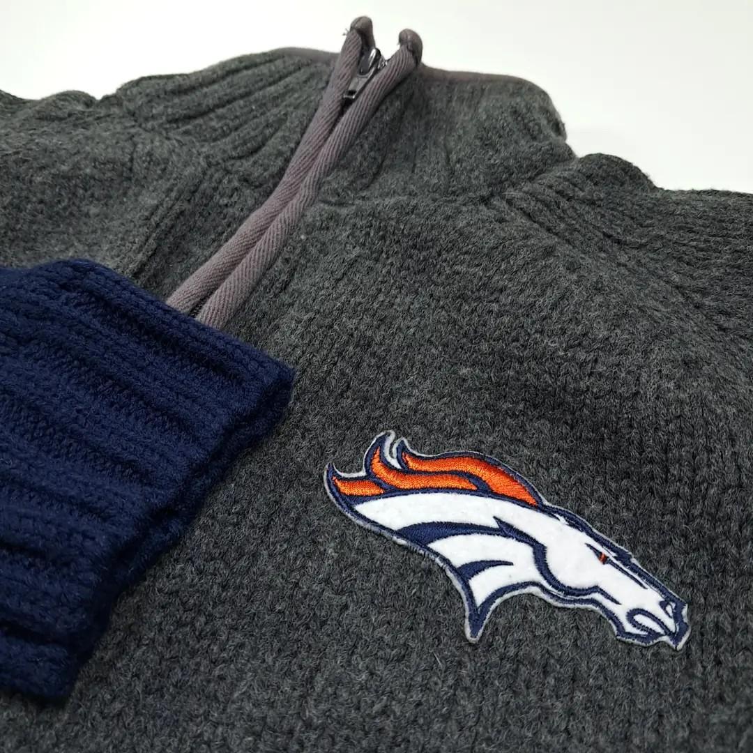 CL318 L NFL 00s 울 페어아일 차콜 니트 자켓 아우터 8