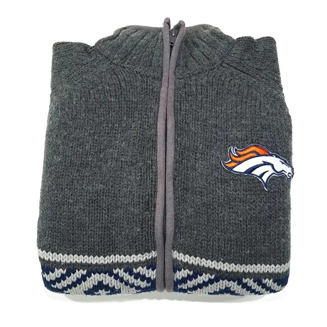 CL318 L NFL 00s 울 페어아일 차콜 니트 자켓 아우터 10