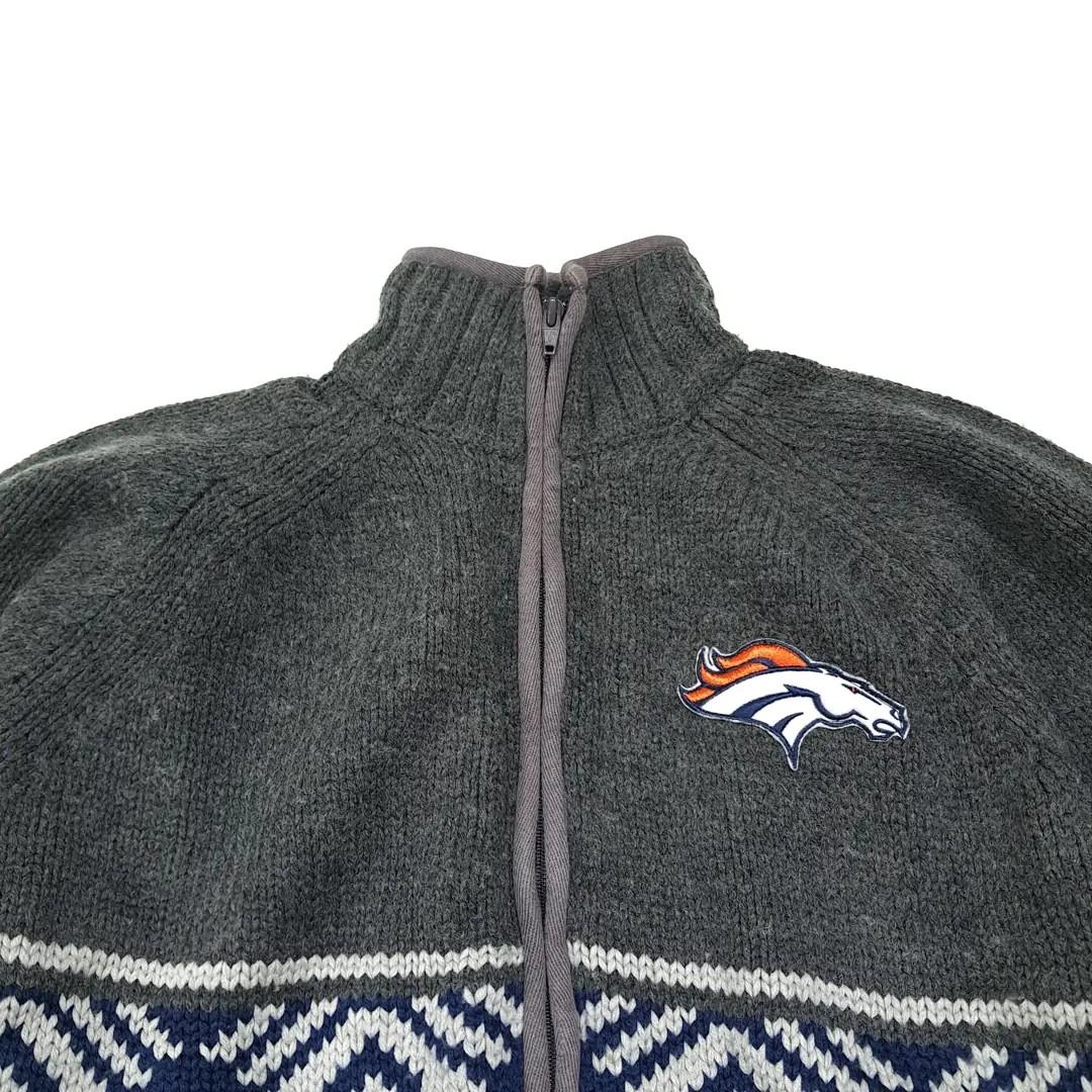 CL318 L NFL 00s 울 페어아일 차콜 니트 자켓 아우터 3