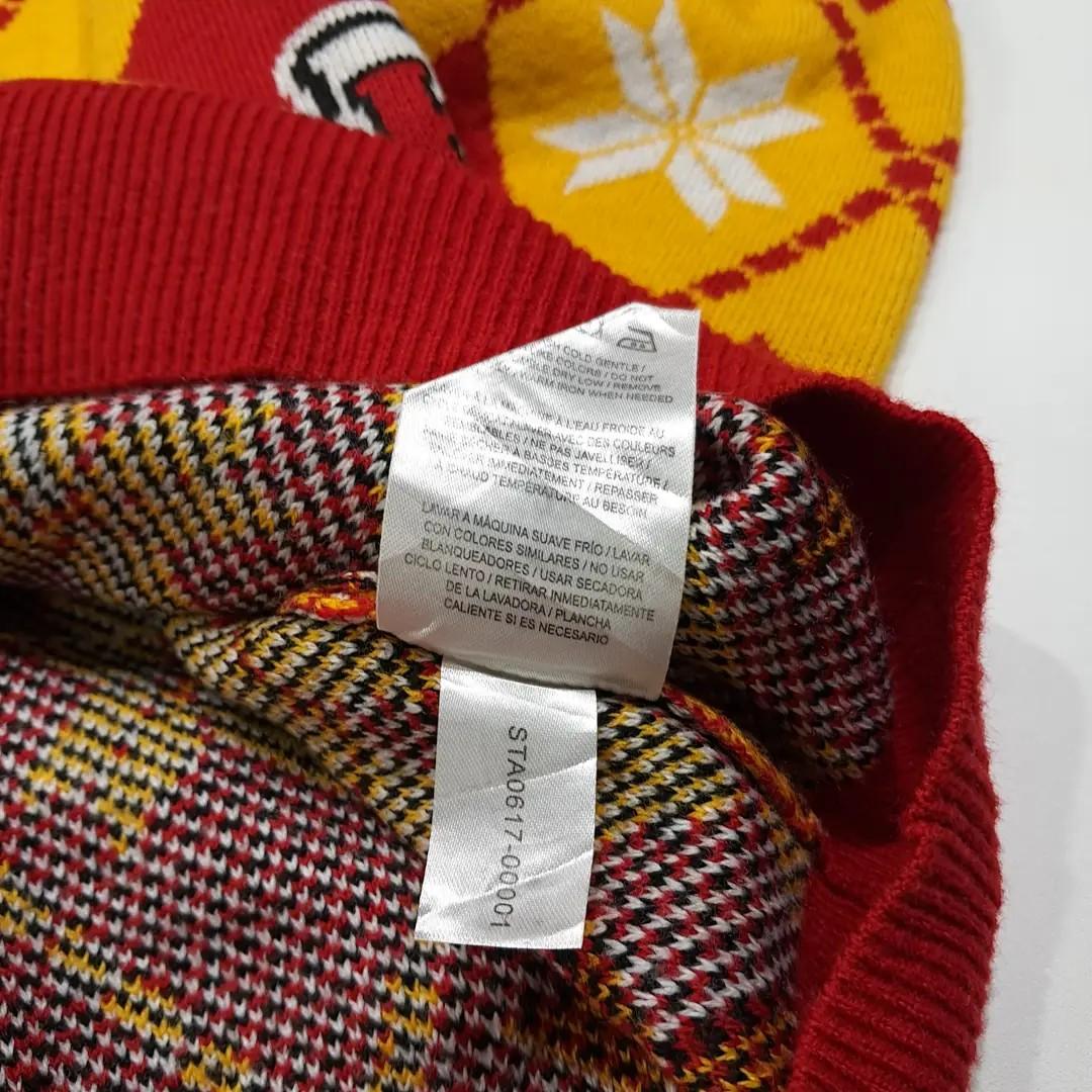 CL316 2XL NFL 아크릴 캔자스시티치프스 아가일 레드 니트 스웨터 7