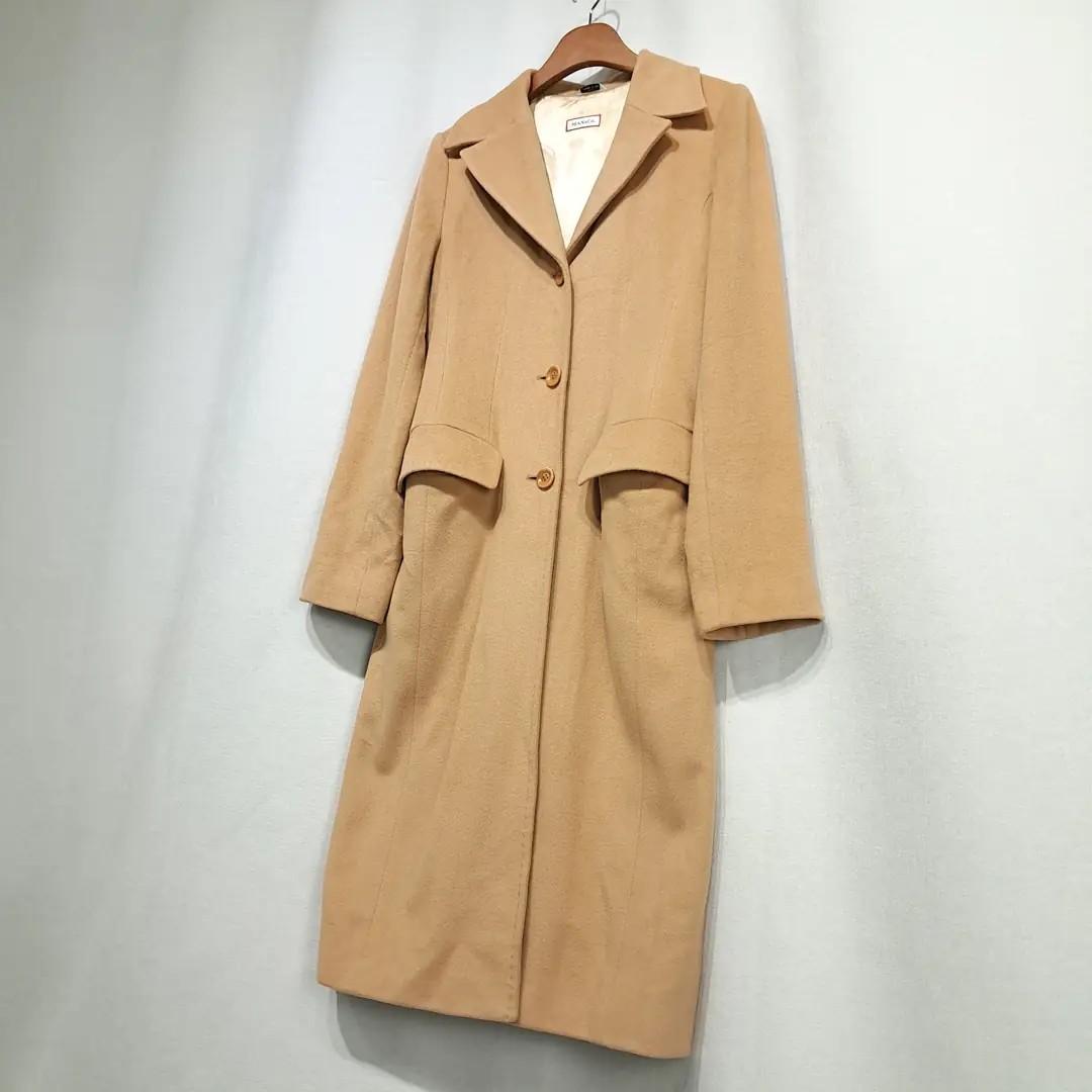 CL288 M 막스마라 막스앤코 90s 이태리판 울앙고라 싱글 카멜 코트 3