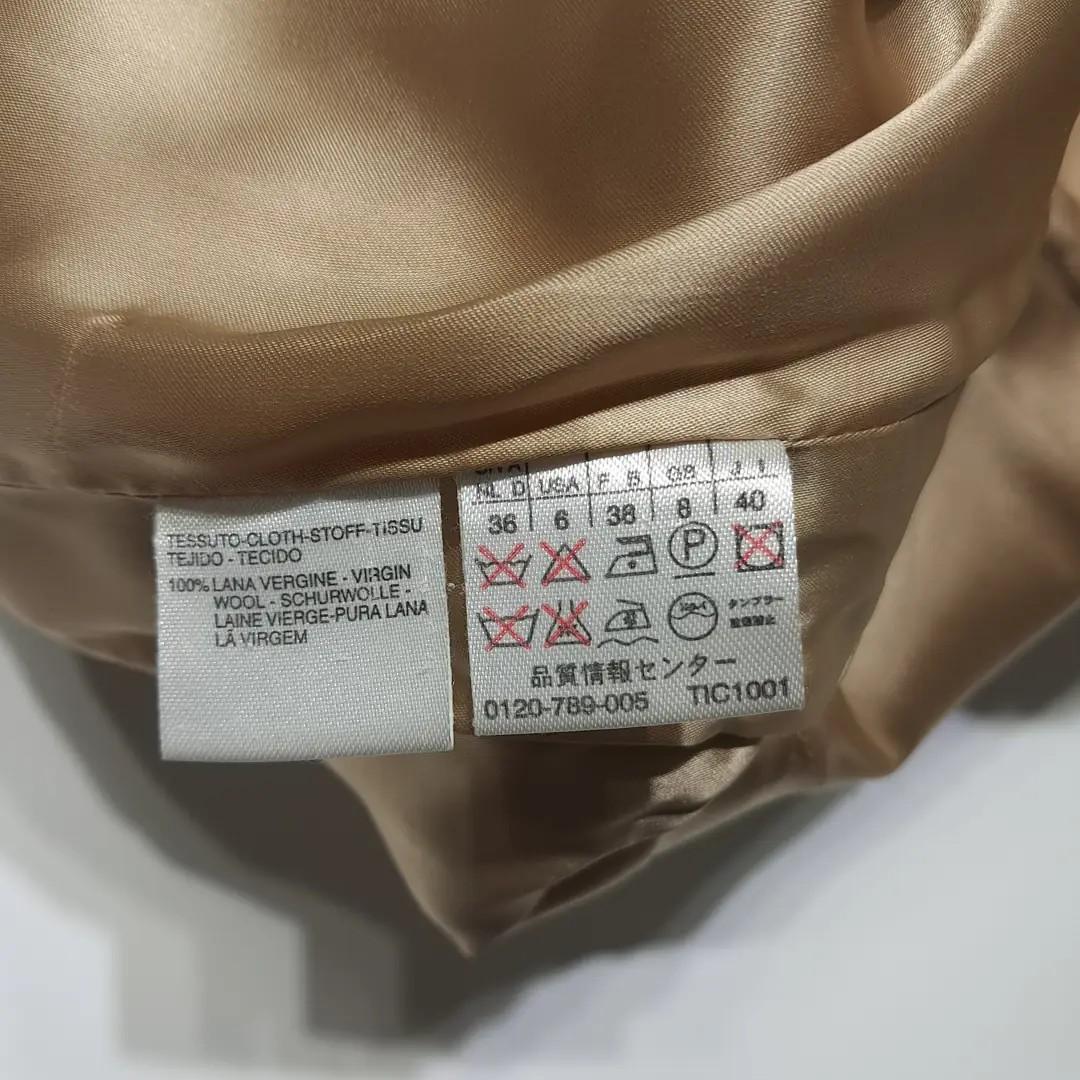 CL285 XL 막스마라 90s 이태리판 울 와이드라펠 카멜베이지 코트 8