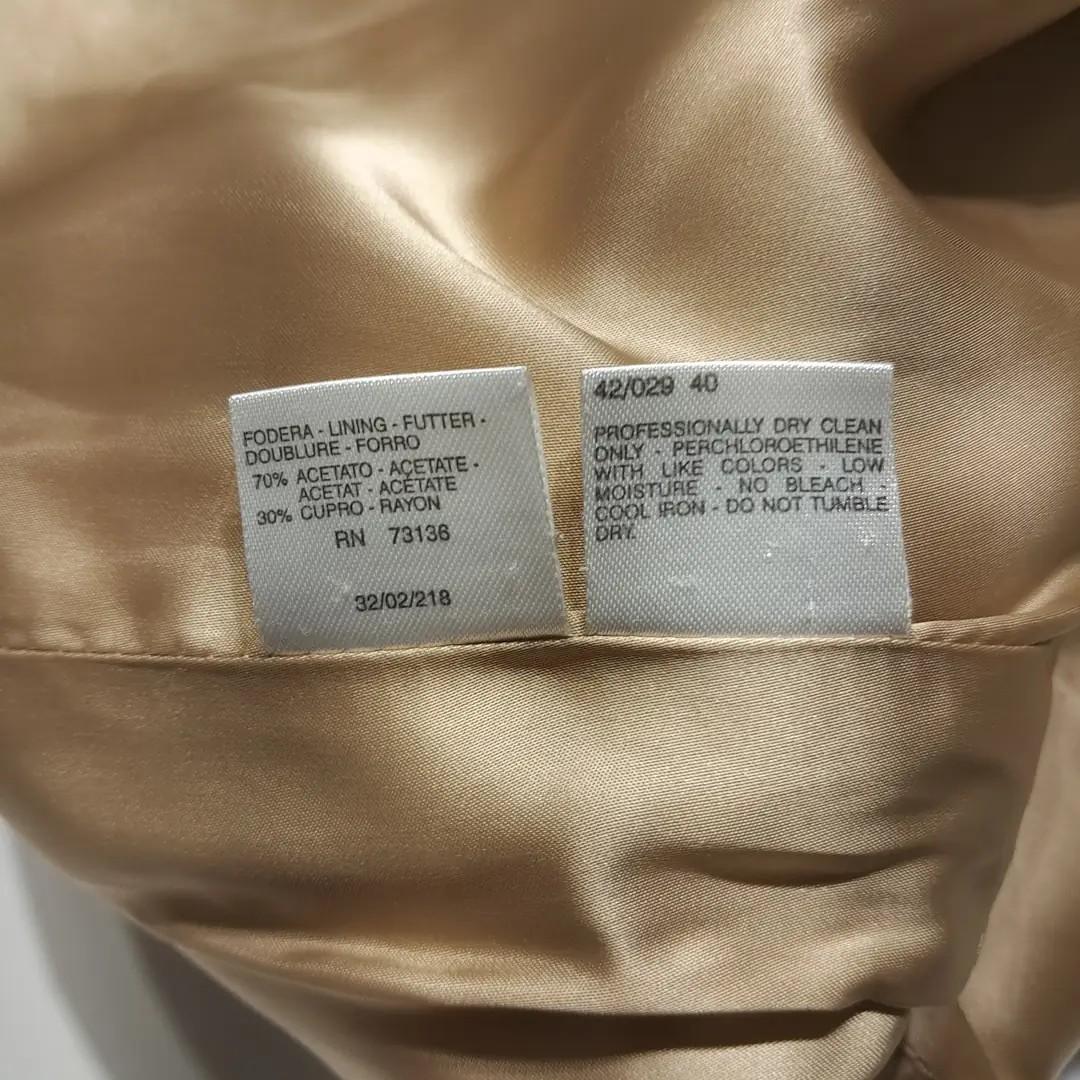 CL285 XL 막스마라 90s 이태리판 울 와이드라펠 카멜베이지 코트 7