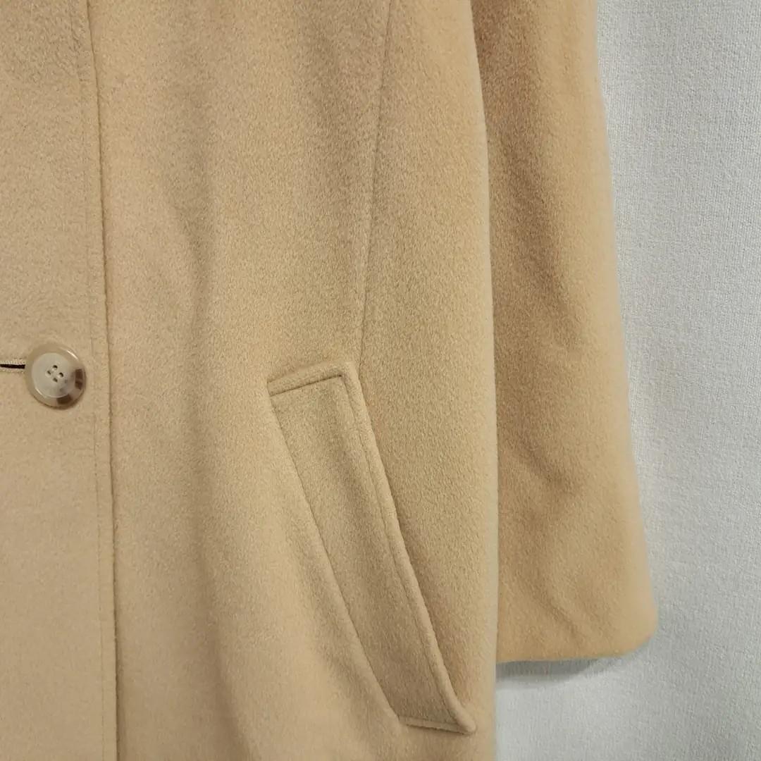 CL285 XL 막스마라 90s 이태리판 울 와이드라펠 카멜베이지 코트 9