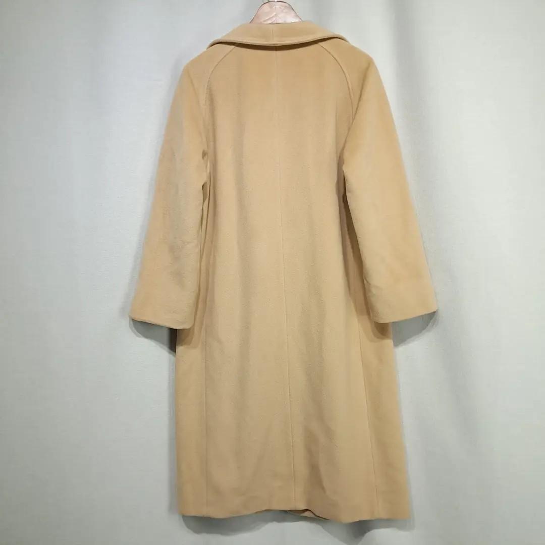 CL285 XL 막스마라 90s 이태리판 울 와이드라펠 카멜베이지 코트 10
