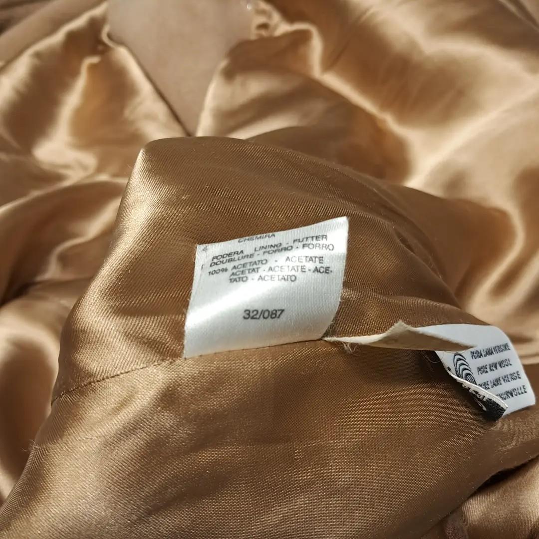 CL284 XL 막스마라 마렐라 90s 이태리판 울캐시미어 더블 카멜 롱코트 9