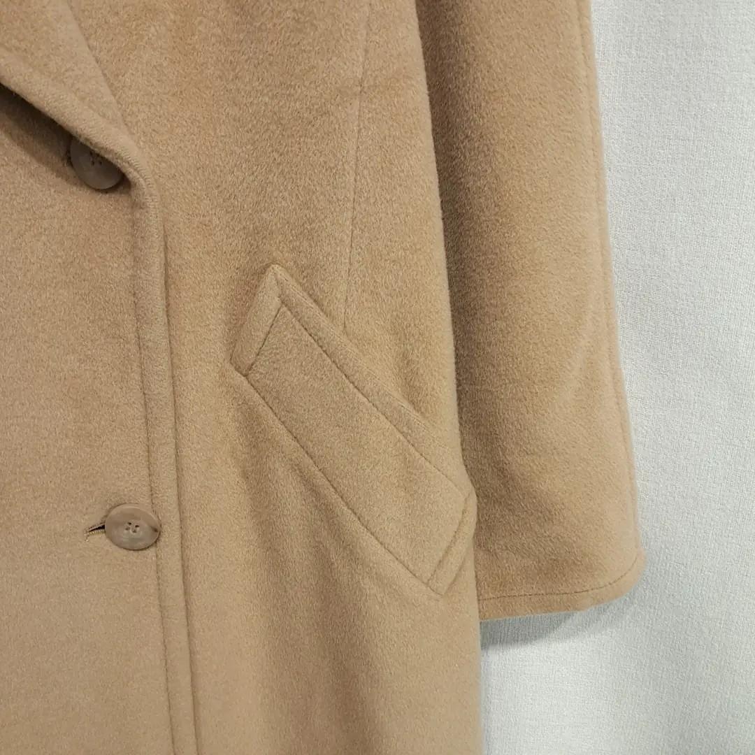CL284 XL 막스마라 마렐라 90s 이태리판 울캐시미어 더블 카멜 롱코트 10