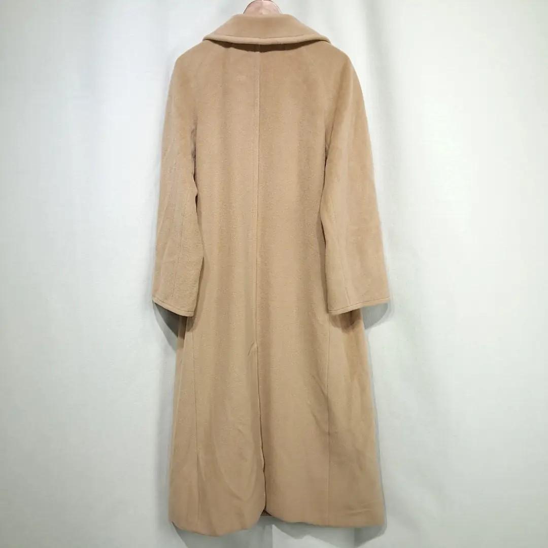 CL284 XL 막스마라 마렐라 90s 이태리판 울캐시미어 더블 카멜 롱코트 11