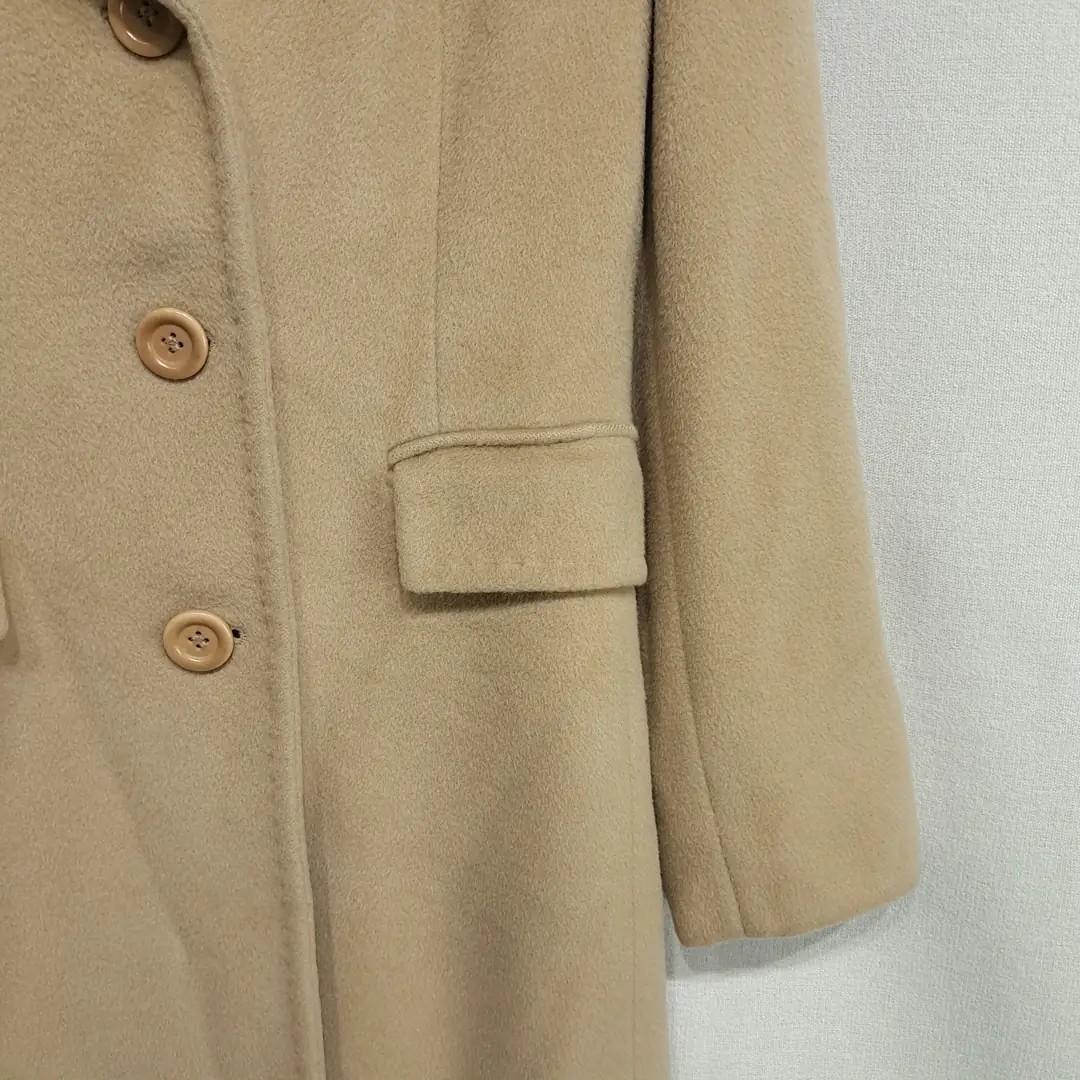 CL283 L 막스마라 마렐라 90s 이태리판 울캐시미어 싱글 카멜 코트 9