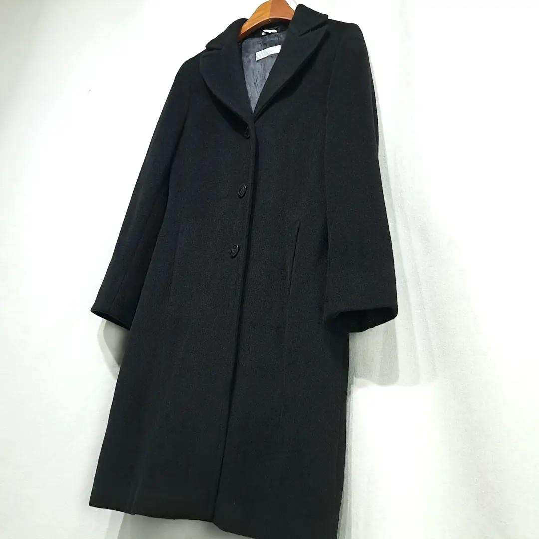CL230 M 막스마라 90s 이태리판 울캐시미어 스티치 블랙 코트 11