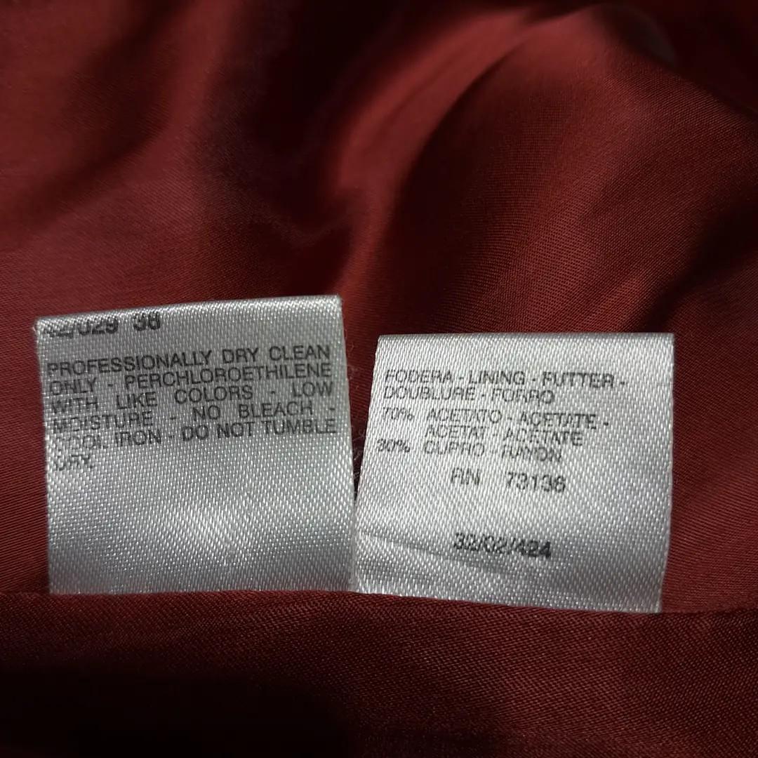 CL229 L 막스마라 90s 이태리판 앙고라울 실버라벨 레드 코트 9