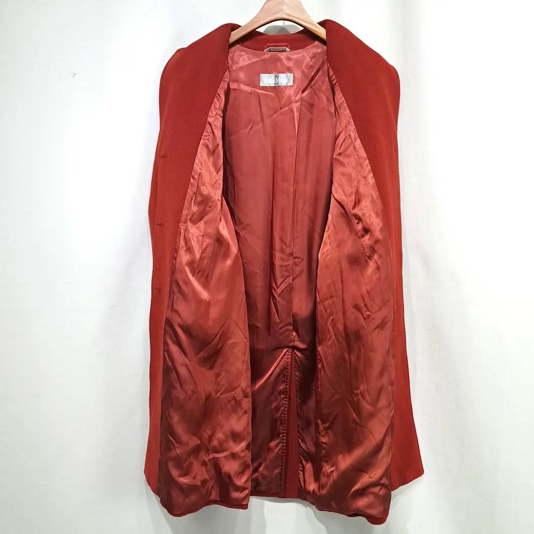 CL229 L 막스마라 90s 이태리판 앙고라울 실버라벨 레드 코트 5