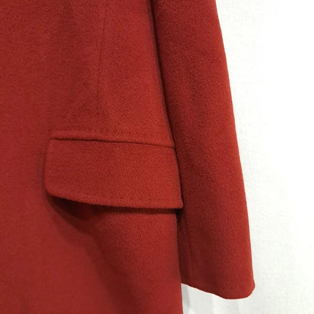 CL229 L 막스마라 90s 이태리판 앙고라울 실버라벨 레드 코트 10