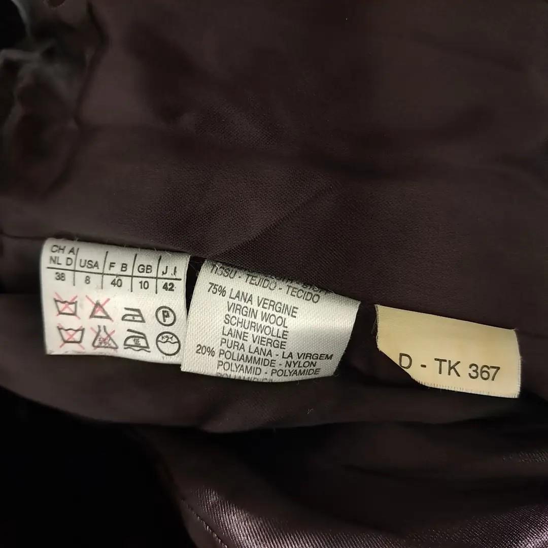 CL227 L 막스앤코 90s 이태리판 울캐시미어 차콜 코트 7