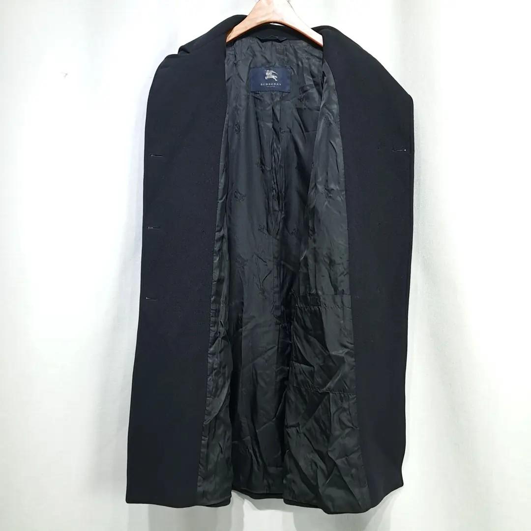 CL228 XL 버버리 00s 이태리판 램스울캐시미어 싱글 네이비 코트 5