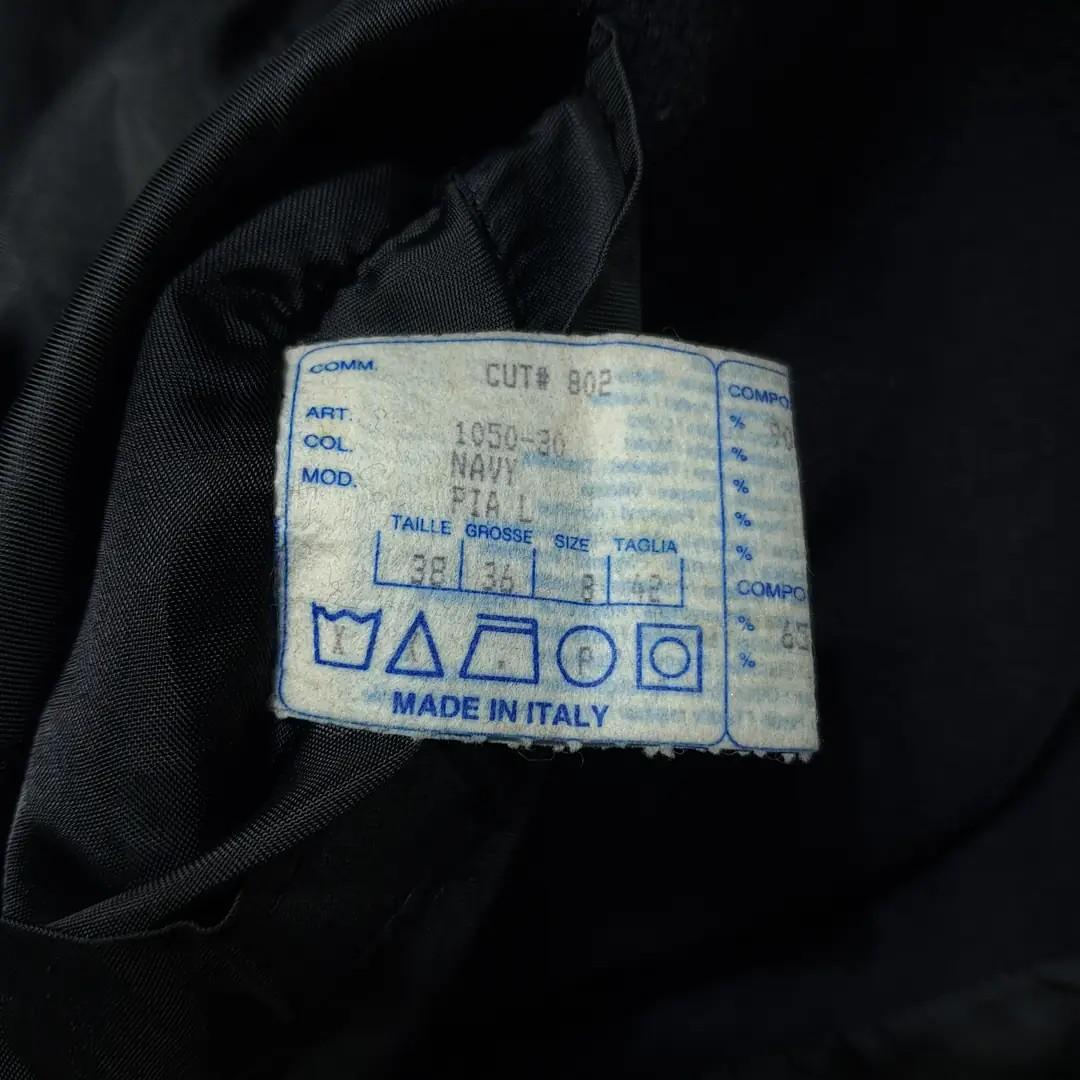 CL228 XL 버버리 00s 이태리판 램스울캐시미어 싱글 네이비 코트 7