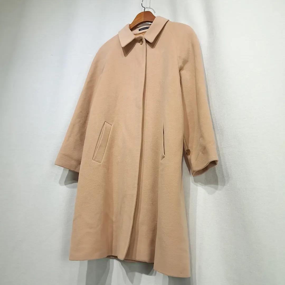 CL225 L 버버리 00s 영국판 울캐시미어 히든 카멜 코트 3