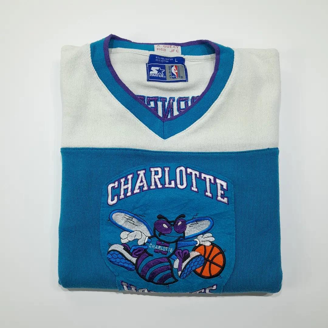 CL211 L 스타터 90s한국판 NBA 샬럿호네츠 틸 하키스웨터 8