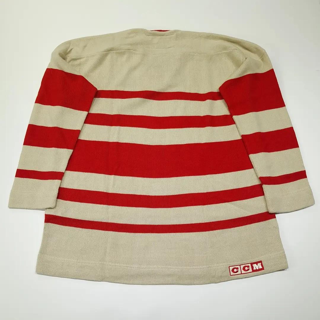 CL214 XL 씨씨엠 캐나다판 NHL 레드윙스 크림 하키스웨터 8