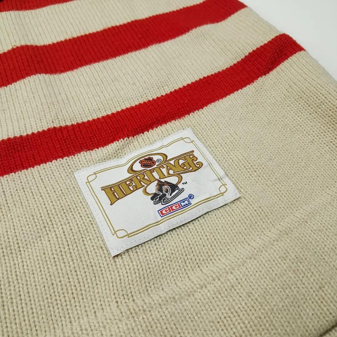 CL214 XL 씨씨엠 캐나다판 NHL 레드윙스 크림 하키스웨터 6