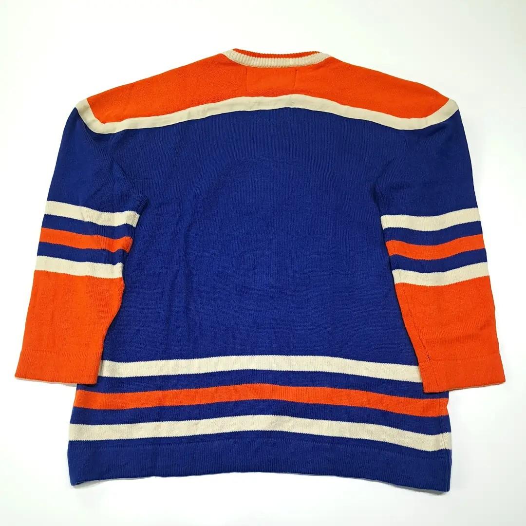 CL213 2XL 리복 90s한국판 NHL 오일러스 블루 하키스웨터 6
