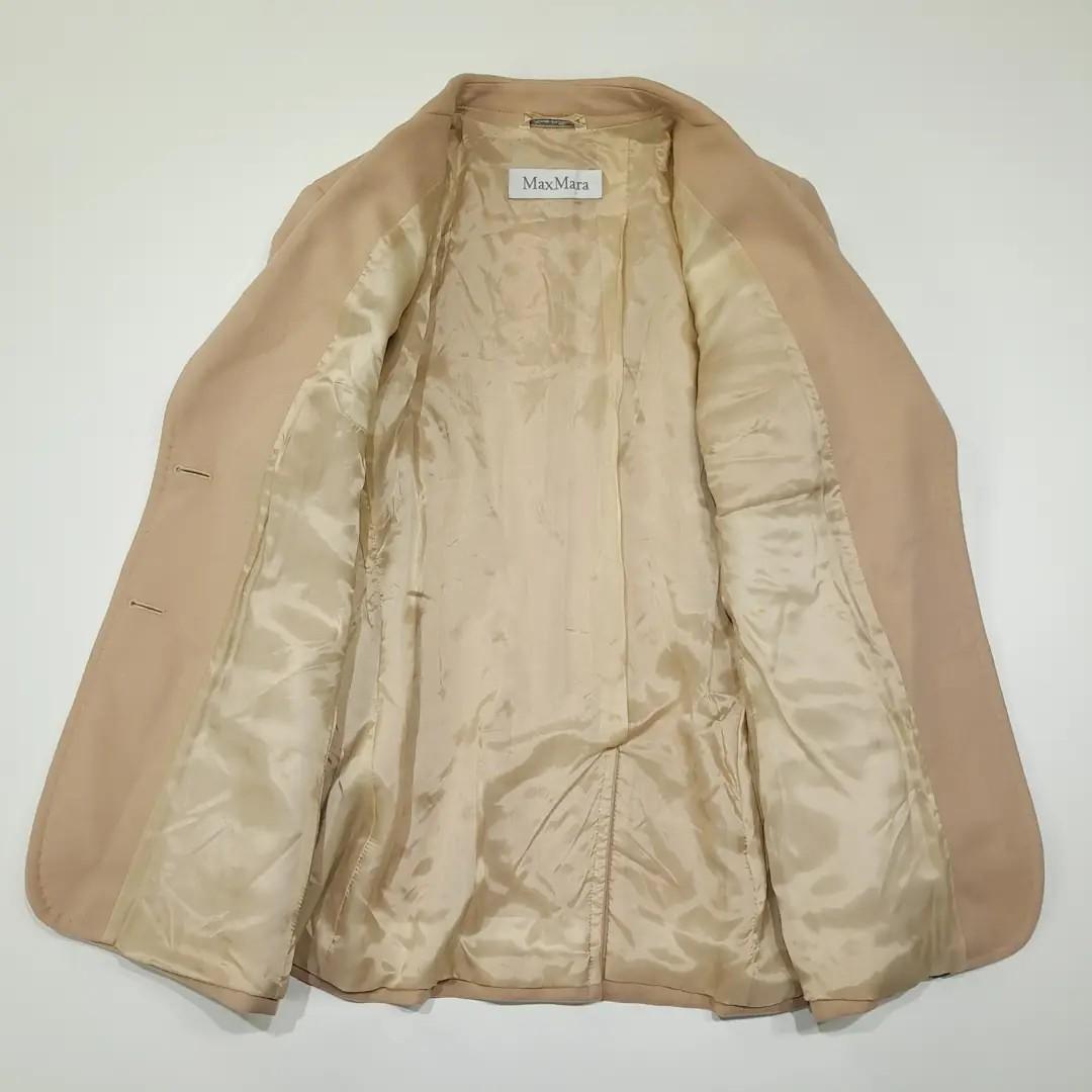 CL168 M 막스마라 90s 이태리판 울 스티치 카멜 자켓 아우터 6