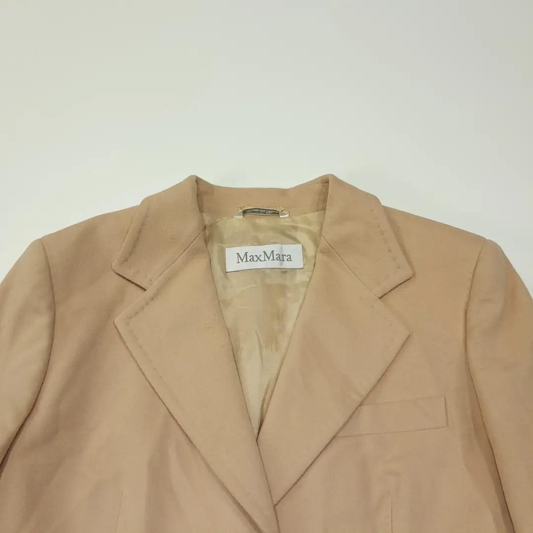 CL168 M 막스마라 90s 이태리판 울 스티치 카멜 자켓 아우터 3