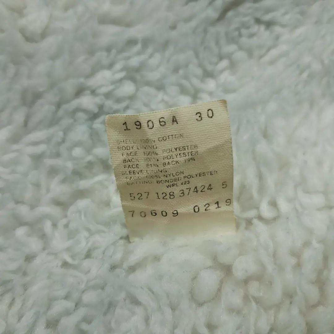 CN971 M 리바이스 80s 미국판 데님 셰르파 애시드워시 자켓 아우터 9