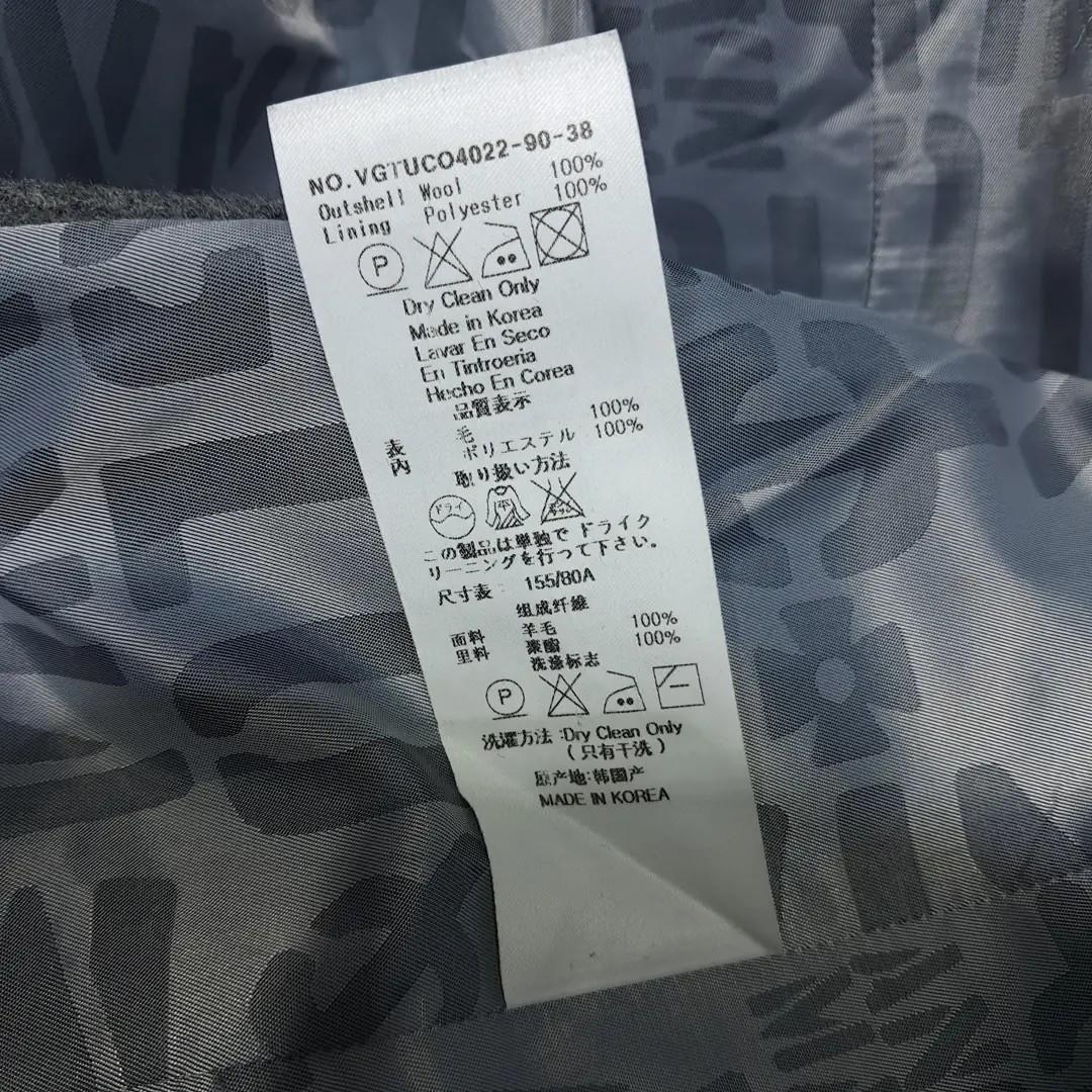 CN898 M 비비안웨스트우드 한국판 울 비대칭 멜란지 그레이 코트 10