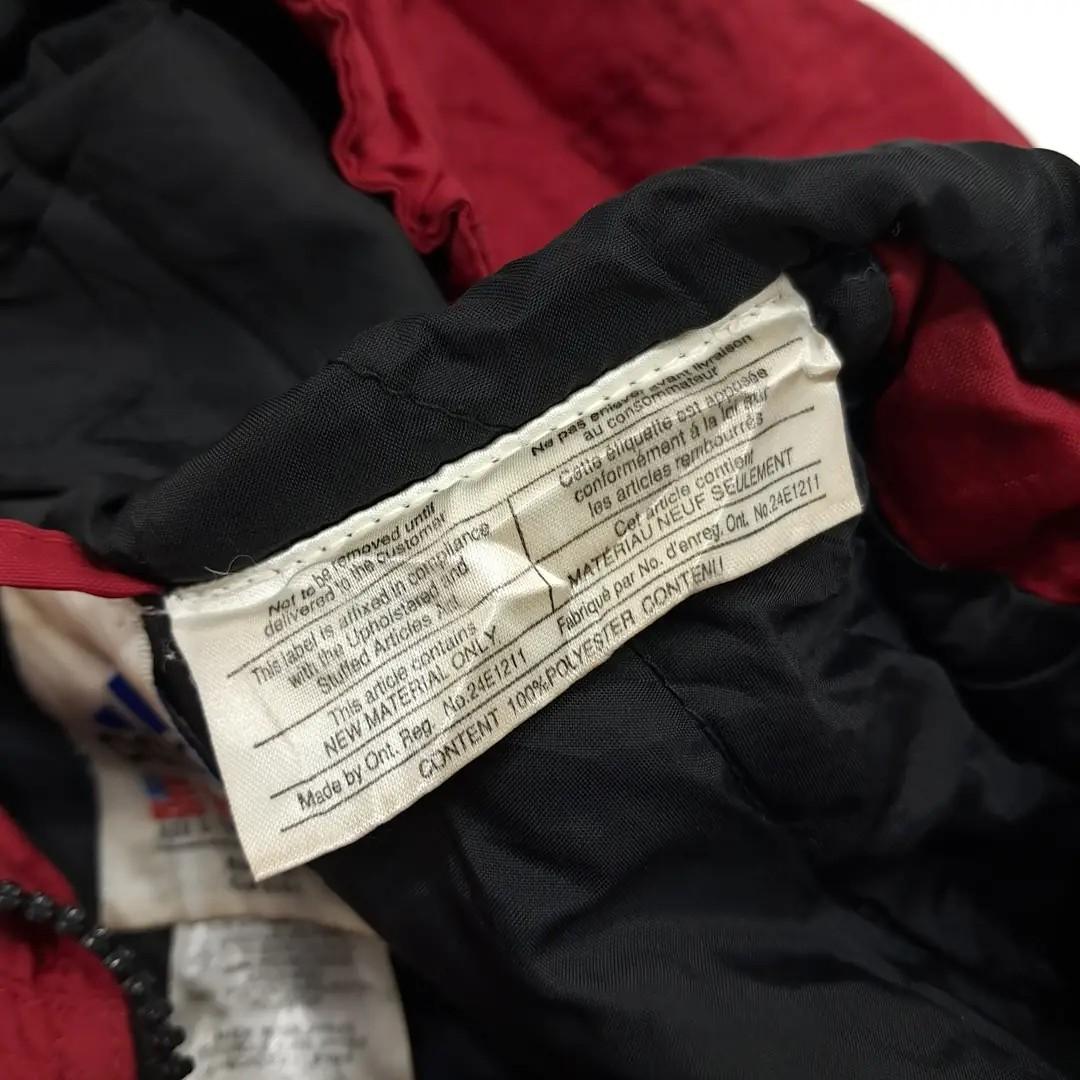 CN893 L 아디다스 90s 나일론 퀼팅안감 후드 레드블랙 자켓 아우터 8