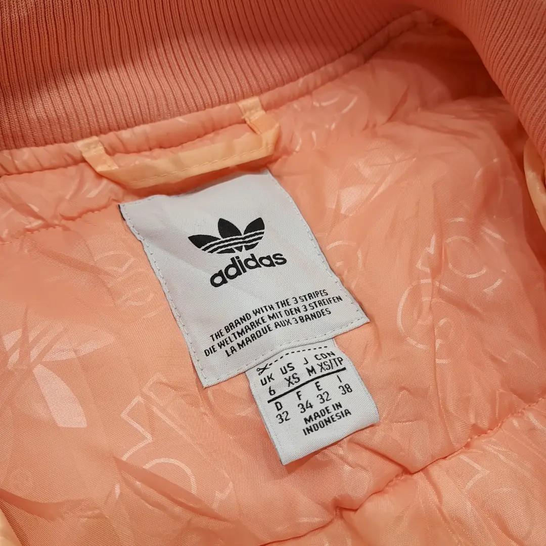 CN892 M 아디다스 새틴 셔링 퀼팅 피치 자켓 아우터 6