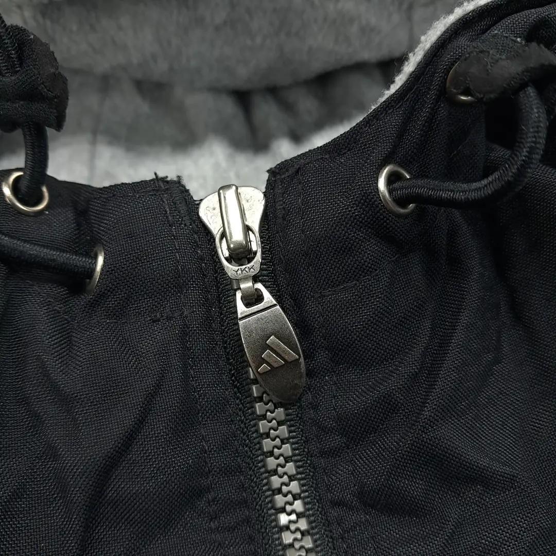 CN882 L 아디다스 90s 나일론 삼선 하프집업 블랙 자켓 아우터 5