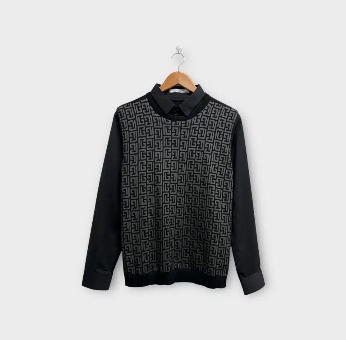 지방시 GIVENCHY 모노그램 셔츠 레이어드 니트 S 2