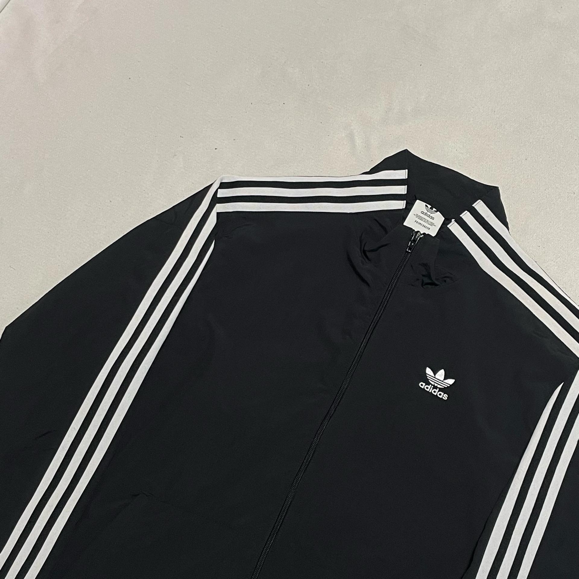 XL 아디다스 블랙 우븐 트랙탑 2