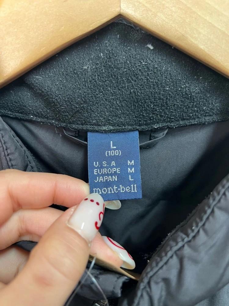 라지 몽벨 경량 구스다운 패딩 블랙 7