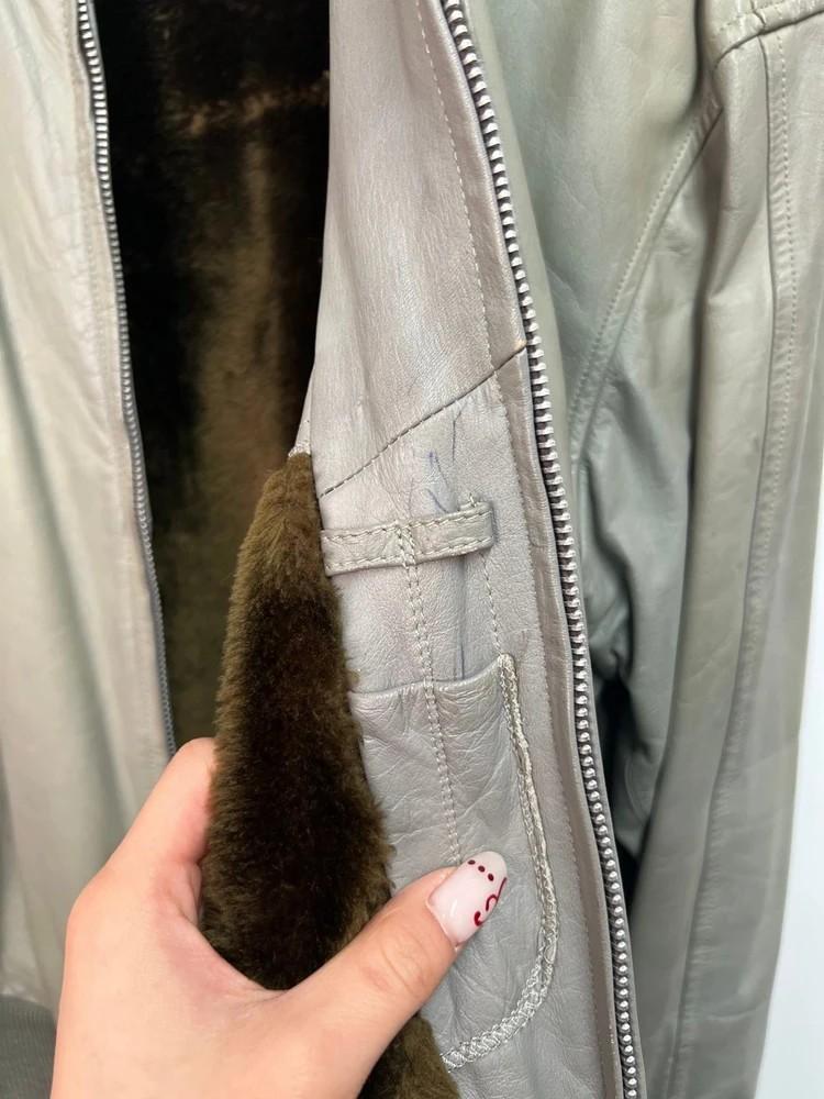 라지 LEATHERWEAR 빈티지 레더 재킷 3