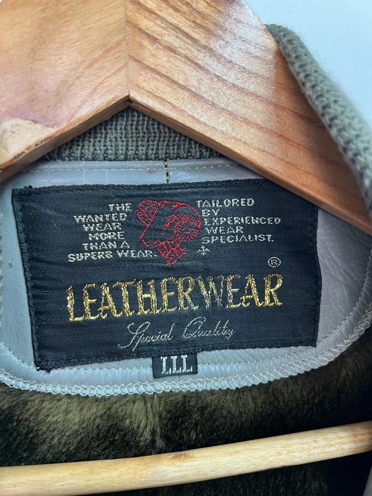 라지 LEATHERWEAR 빈티지 레더 재킷 10