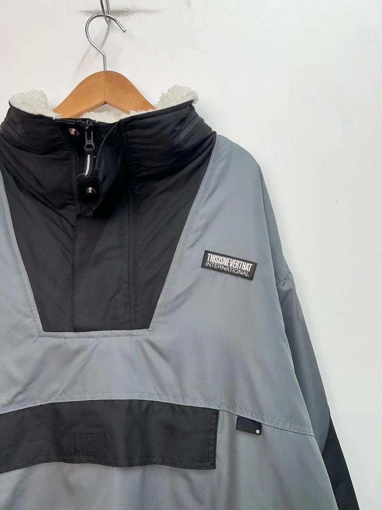 라지 오버핏 디스이즈네버댓 배색 18FW 아노락 재킷 6
